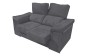 Sofa 3 plazas  modelo Uve tela Edi antracita