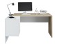 Mesa despacho Office con buc reversible roble canadian/blanco artik