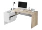 Mesa despacho Office con buc reversible roble canadian/blanco artik