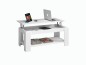 Mesa de centro elevable Ambit en blanco artik