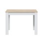 mesa comedor Cloe fija roble canadian/blanco artik