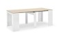 Mesa comedor-consola multifuncion Allongo-Kendra extensible en blanco roble