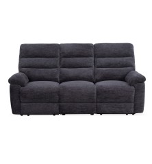 Sofá tres plazas Venecia electrico regalo sillón relax Venecia Tela gris oscuro