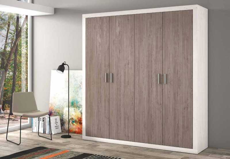 copy of Armario 4 puertas modelo lara pino andersen gris