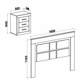 Copy of dormitorio modelo lara color cambrian grafito