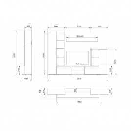 Composición de salón modelo nobel