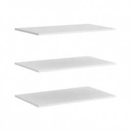 Pack de estantes para interior de mueble armario 150 modelo slide blanco