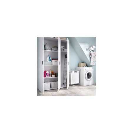 Armario 3 puertas multiuso modelo fit en blanco