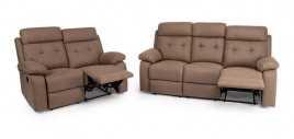 sofas modelo geel tela marron