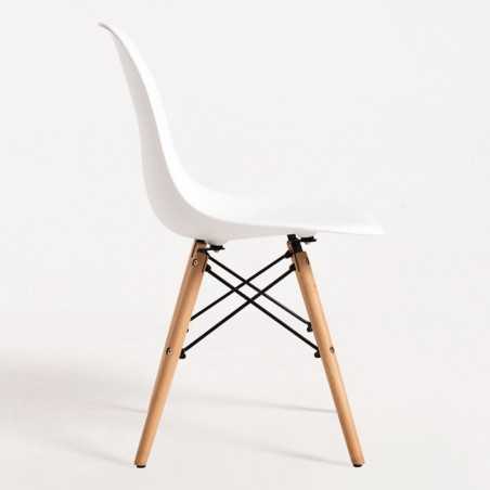 Silla modelo nordic blanca oferta