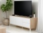 Modulo tv modelo urban plus-brooklyn, roble canadian/blanco