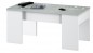 Mesa de centro modelo lia-flow, cemento/blanco artik