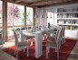 Mesa comedor-consola multifuncion Allongo-Kendra extensible en blanco brillo