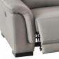 Conjunto sofas 3+2 plazas modelo  marcus electrico en piel color piedra