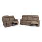 sofas modelo geel tela marron