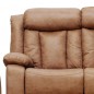 Sofas motril relax manual 3 PLAZAS ,2 PLAZAS ,1PLAZA  calmel y gris claro