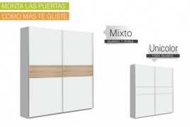 Armario de correderas winner 170x210 blanco