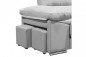 Sofá chaiselongue derechas copi gris con arcon