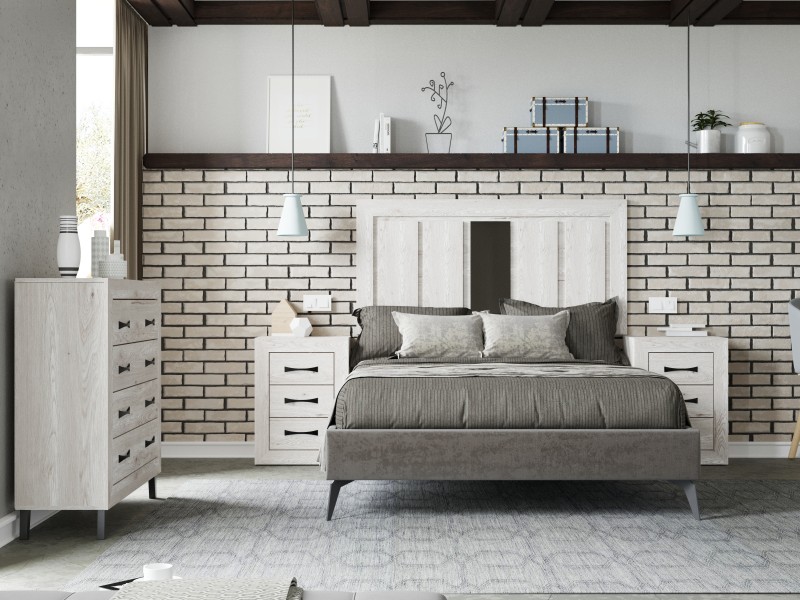 HAUGA Muebles dormitorio, set de 3, blanco - IKEA Chile