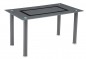 Mesa de comedor fija axiss cristal y negro