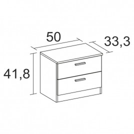 Copy of dormitorio monika 03 en pino andersen gris