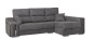 Chaiselongue oscar derechas con arcon color gris antracita y gris plata