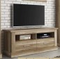 Mueble Bajo TV Con 2 Cajones 135cm Chellén Cambria Blanco